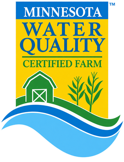 Windhaven Farm is a Minnesota Water Quality Certified Farm. We've always taken care of our water and we made it official in 2026.